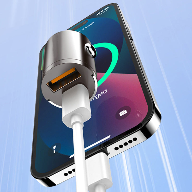 🔥Ultra-Fast Car Charger - Dual-Port PD & QC Fast Charging | 50% Off - Save More When You Buy More
