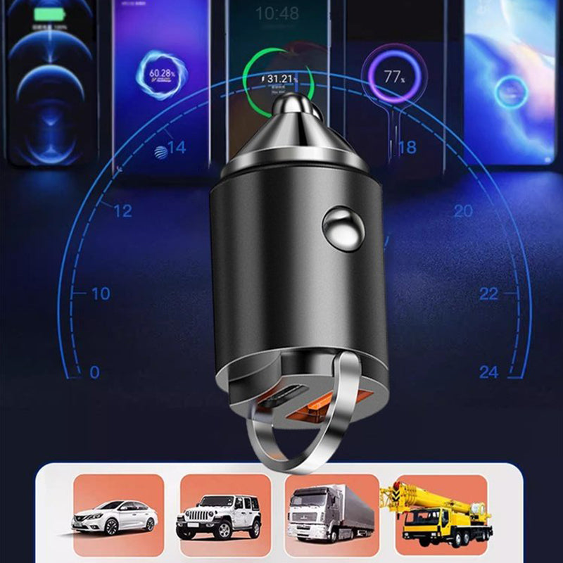 🔥Ultra-Fast Car Charger - Dual-Port PD & QC Fast Charging | 50% Off - Save More When You Buy More