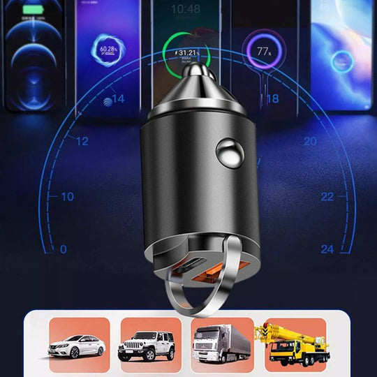 🔥Ultra-Fast Car Charger - Dual-Port PD & QC Fast Charging | 50% Off - Save More When You Buy More