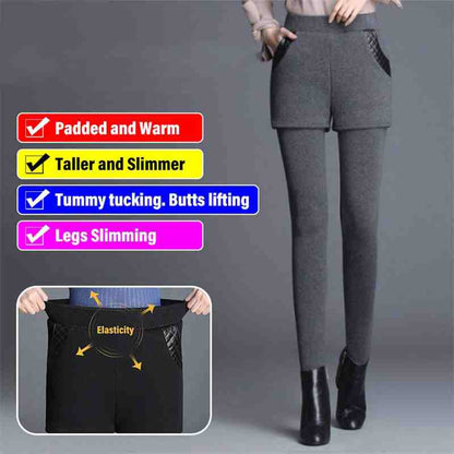 📢📢 50%OFF  !! ✨Faux Two Piece Curves Body Shaping Pants