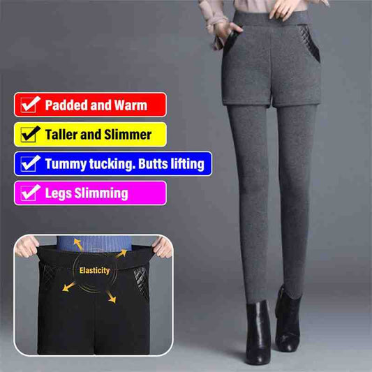 📢📢 50%OFF  !! ✨Faux Two Piece Curves Body Shaping Pants