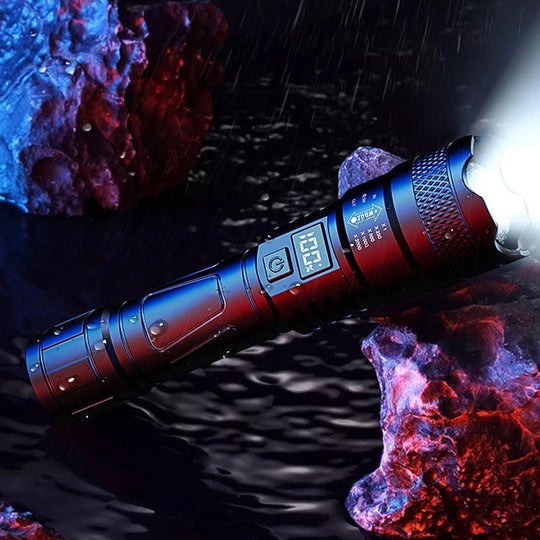🔦 LED Strong Light Retractable Flashlight | Zoomable Beam & Adjustable Length🚀