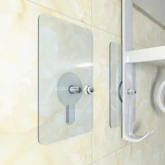 🛠️ BUY 2 GET 1 FREE! 🔩 Shock & Screw-Free Self-Adhesive Hook – Strong Hold, No Wall Damage & Holds Up to 2kg 🧱