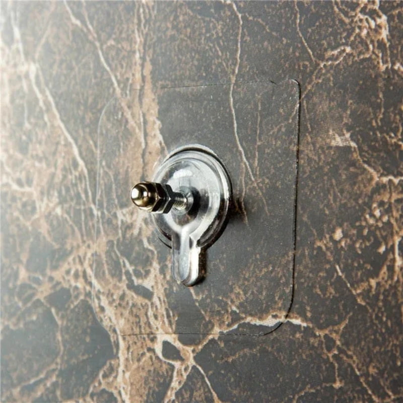 🛠️ BUY 2 GET 1 FREE! 🔩 Shock & Screw-Free Self-Adhesive Hook – Strong Hold, No Wall Damage & Holds Up to 2kg 🧱