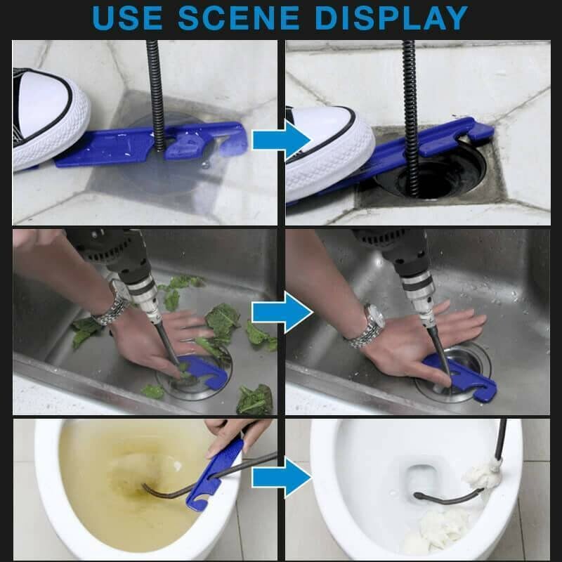 🚽 50% OFF NOW! ⚡ Electric Drain Dredging Spring – Powerful Unclogging, Flexible Cable & Easy to Operate 🛠️