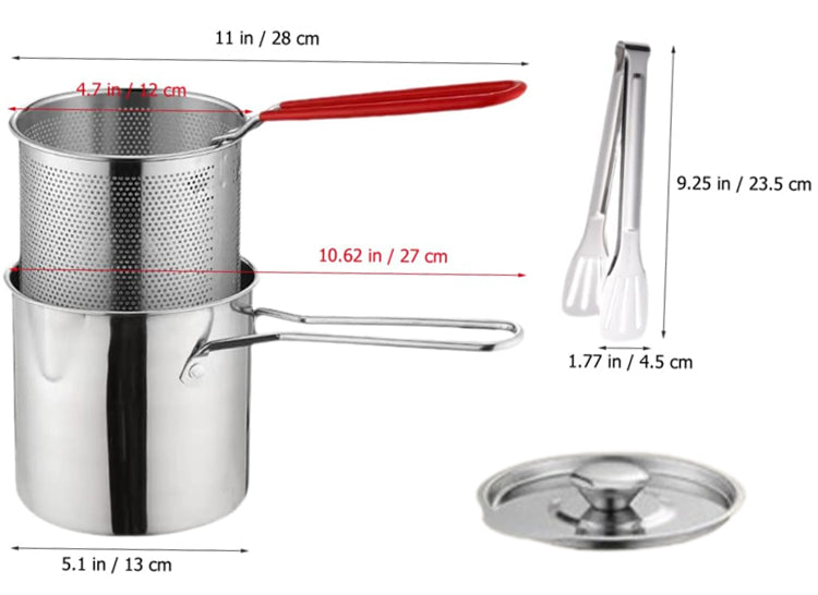 ⏳Limited-Time 50% Off🔥304 Stainless Steel Multifuntional Fryer