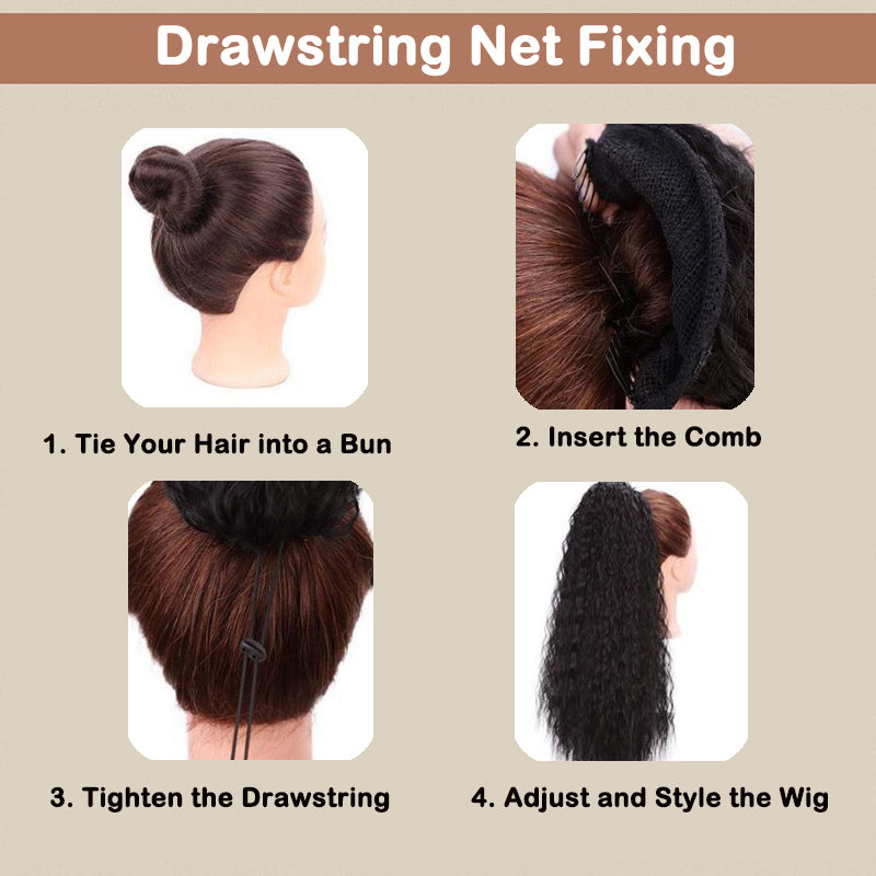 🫧🫧Ierobežota cena £14.99 — pēdējās dienas akcija, atlaide 54 %🫧Cirtaini, viļņaini, sprogaini mati ar zirgasti