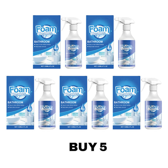 Spray de limpeza de espuma para banheiro