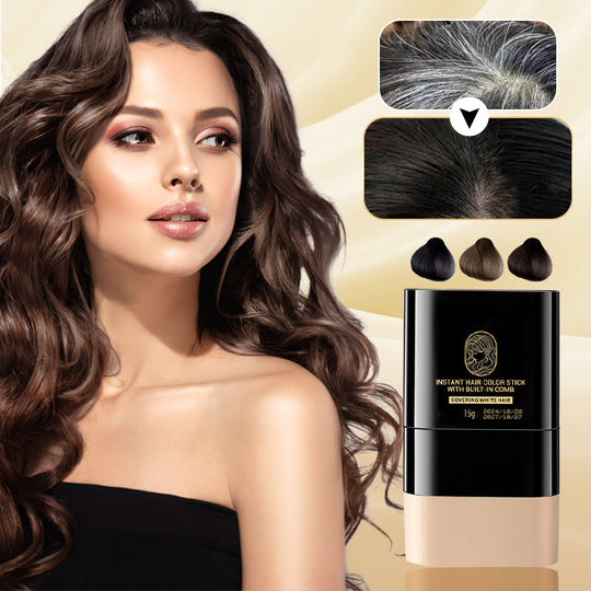 Моментално оцветяване на косата стик с вграден гребен