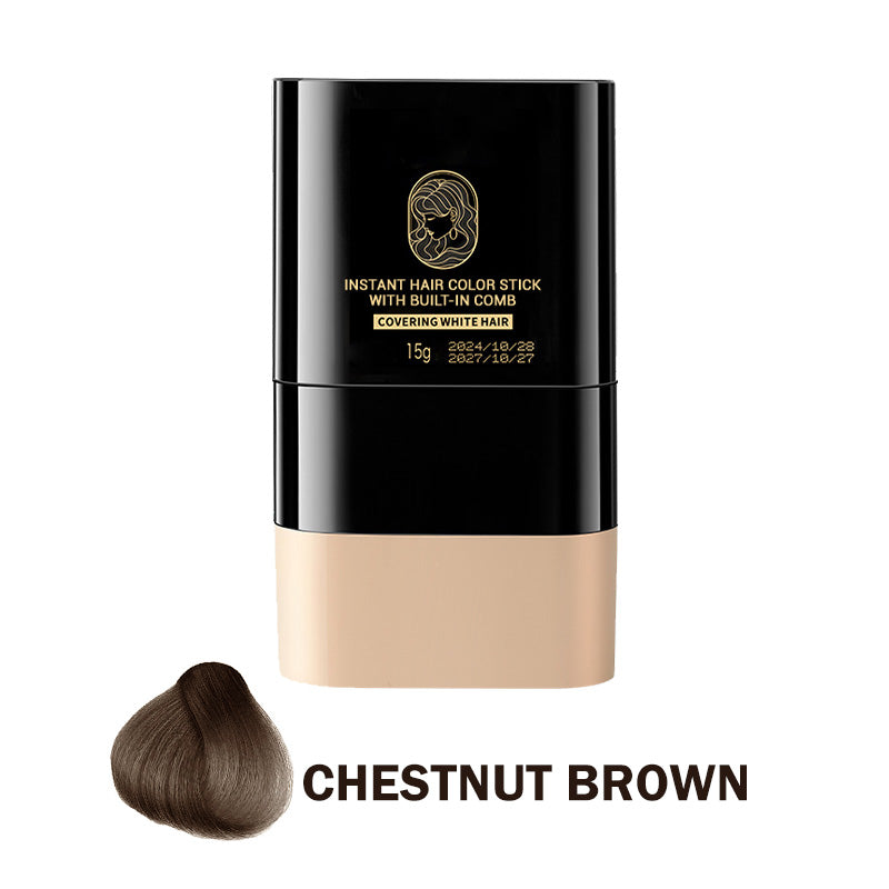 Моментално оцветяване на косата стик с вграден гребен