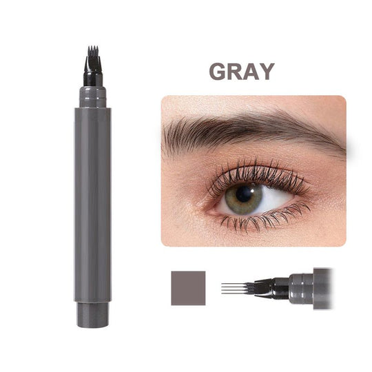 ✏️ BUY 1 GET 1 FREE! 🎉 Waterproof Eyebrow & Beard Pen – 4-in-1 Tips, Long-Lasting & Precise