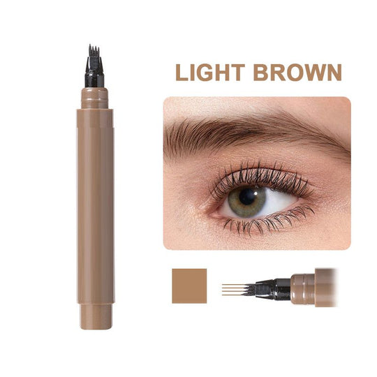 ✏️ BUY 1 GET 1 FREE! 🎉 Waterproof Eyebrow & Beard Pen – 4-in-1 Tips, Long-Lasting & Precise
