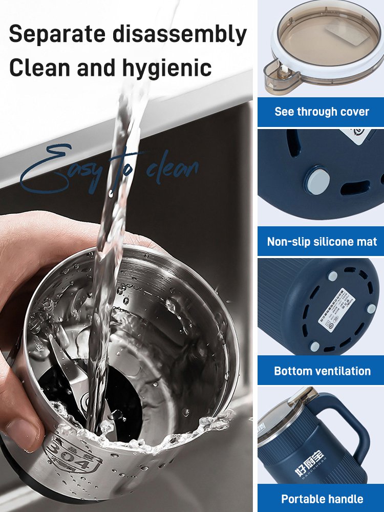 ⏳Időben korlátozott különleges ajánlat⏰Nagy kapacitású elektromos nagysebességű zúzó- és őrlőkupa🫘