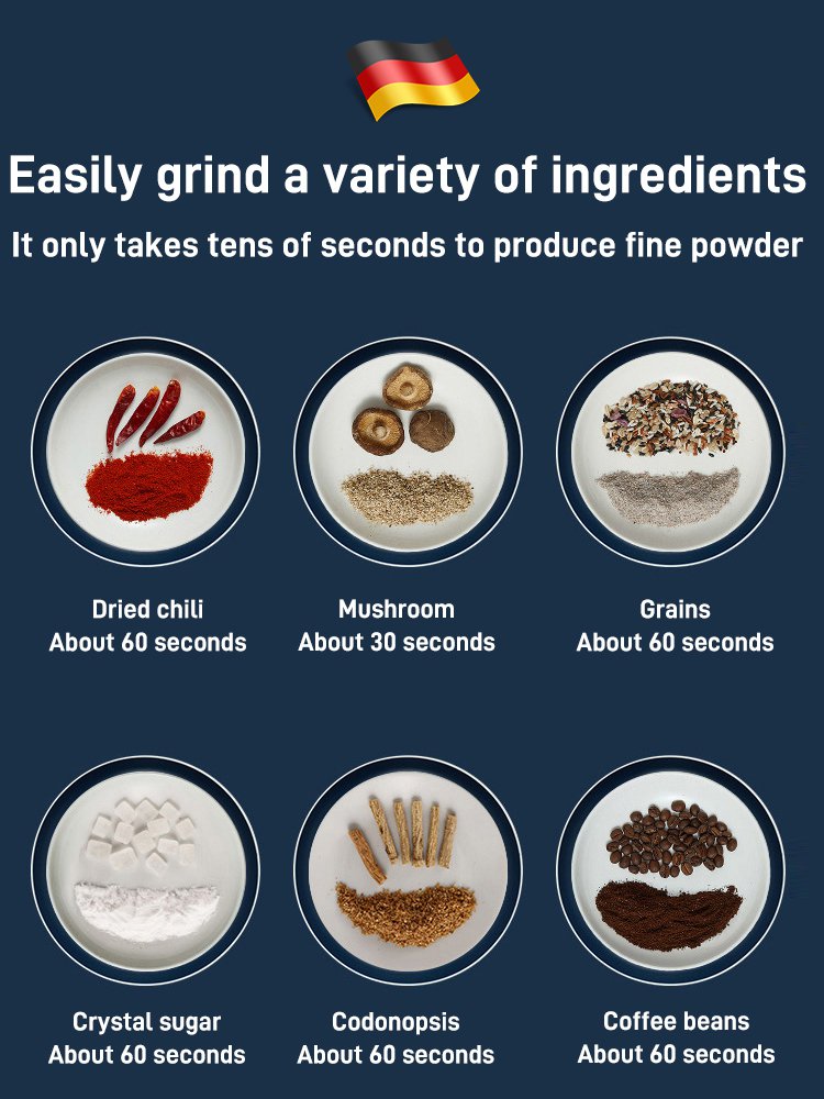 ⏳Időben korlátozott különleges ajánlat⏰Nagy kapacitású elektromos nagysebességű zúzó- és őrlőkupa🫘