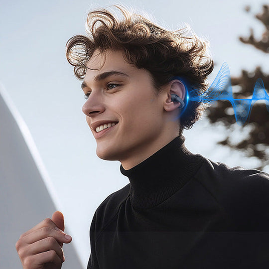 🔥Vente flash 2025🔥🎧Casque de traduction intelligente à clip auriculaire avec écran couleur intelligent🎧