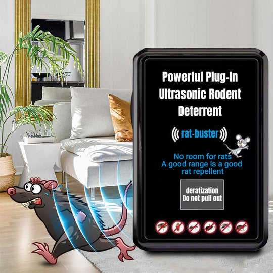 🔥BUY MORE GET MORE FREE🔥Powerful Plug-In Ultrasonic Rodent Deterrent