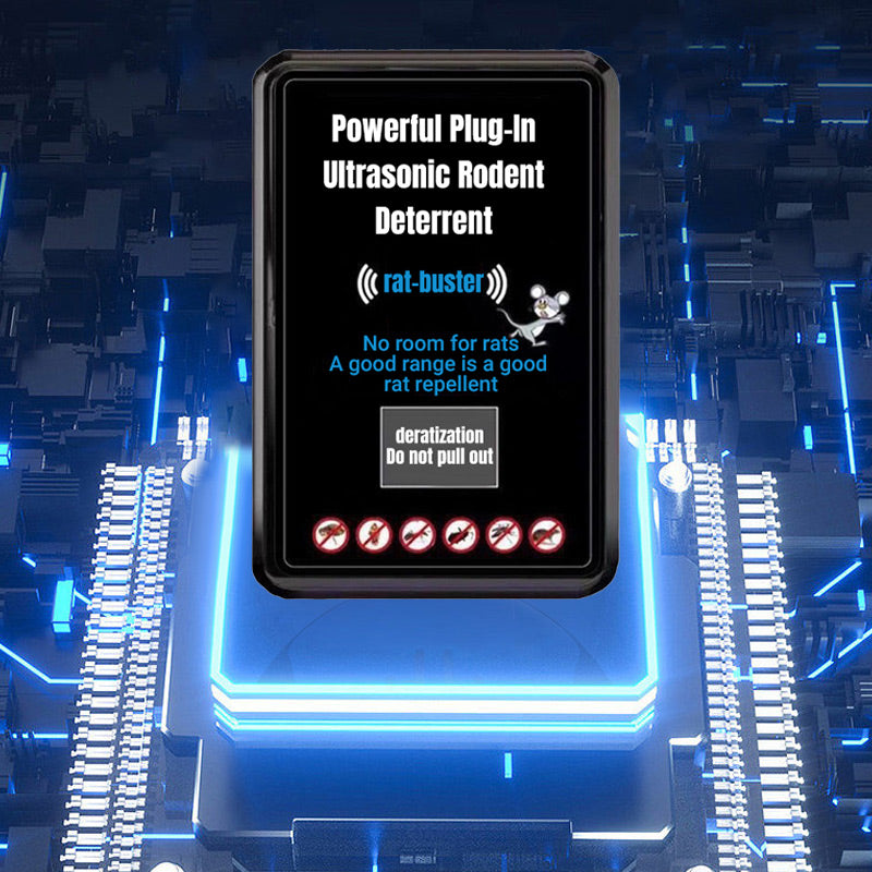 🔥BUY MORE GET MORE FREE🔥Powerful Plug-In Ultrasonic Rodent Deterrent