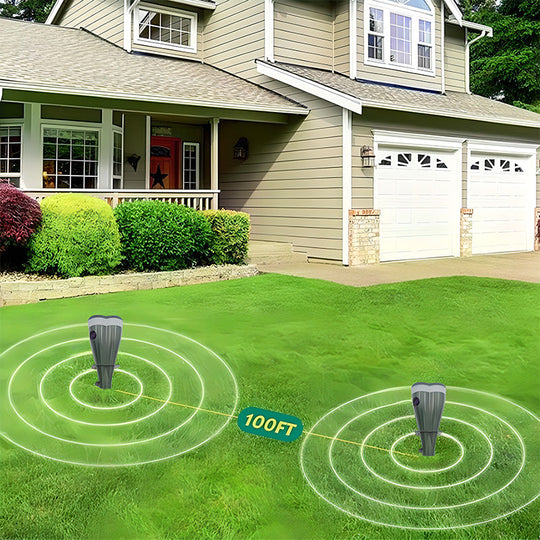 Korlátozott ideig 50% kedvezmény🌸 Napenergiával működő, vízálló vakondriasztó tüske