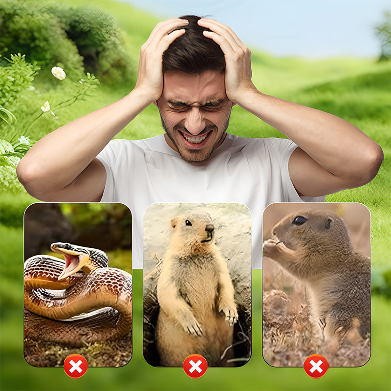 Korlátozott ideig 50% kedvezmény🌸 Napenergiával működő, vízálló vakondriasztó tüske