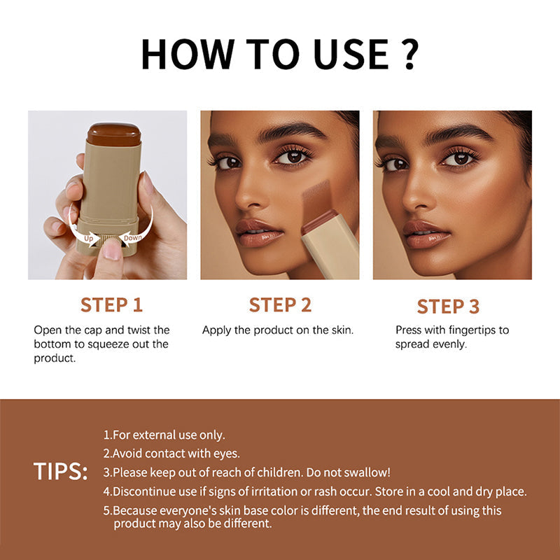 Hydrating and Brightening Essence Foundation Stick