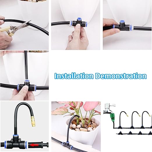 🔥ПОСЛЕДЕН ДЕН НА РАЗПРОДАЖБА 50% ОТСТЪПКА🚿360° извита градинска автоматична напоителна система