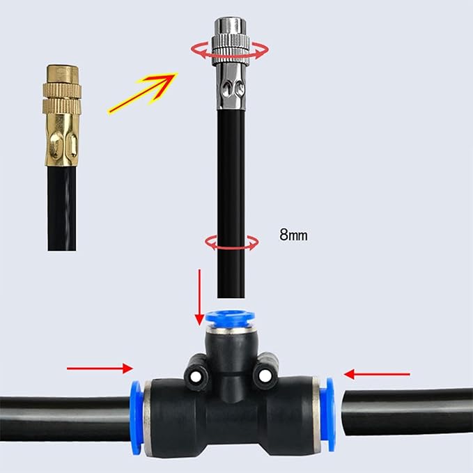 🔥ПОСЛЕДЕН ДЕН НА РАЗПРОДАЖБА 50% ОТСТЪПКА🚿360° извита градинска автоматична напоителна система