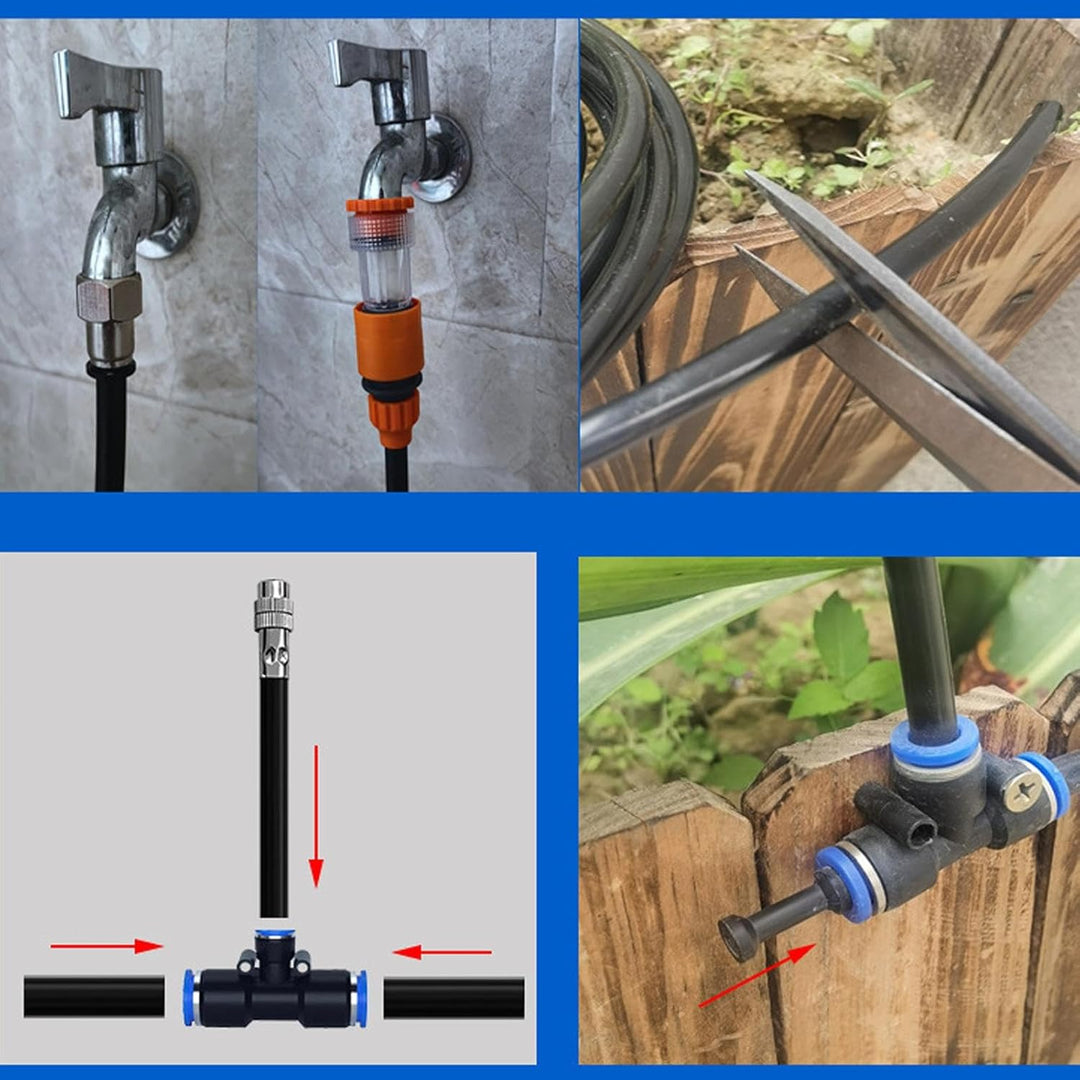 🔥ПОСЛЕДЕН ДЕН НА РАЗПРОДАЖБА 50% ОТСТЪПКА🚿360° извита градинска автоматична напоителна система