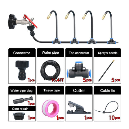 🔥LAST DAY SALE 50% OFF🚿360° Curved Garden Automatic Irrigation System