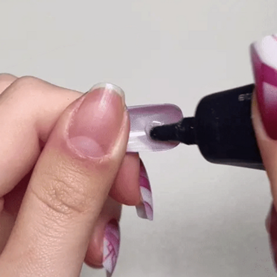 ✨ PROMO 50% OFF! 💅Semi-Liquid Nail Glue 10s Drying No UV – Anti-Drip Gel Ultra Strong Hold, Precision Remover 2-3min, Safe No Burning 🔥