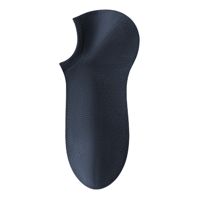 🔥Men's Solid Color Mesh Socks – Breathable, Moisture-Wicking for All-Day Comfort🌿