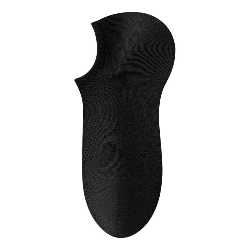 🔥Men's Solid Color Mesh Socks – Breathable, Moisture-Wicking for All-Day Comfort🌿