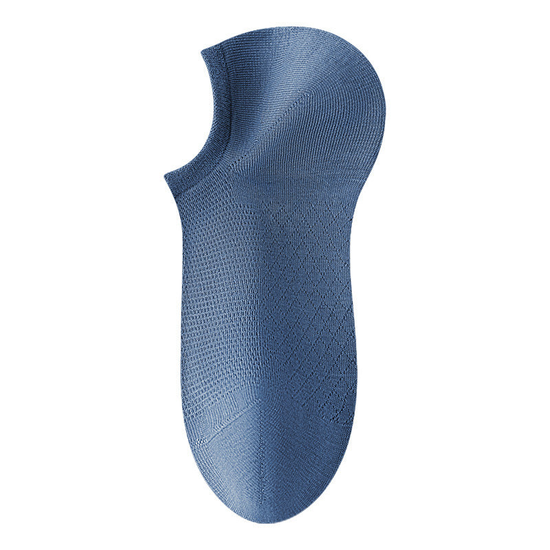 🔥Men's Solid Color Mesh Socks – Breathable, Moisture-Wicking for All-Day Comfort🌿