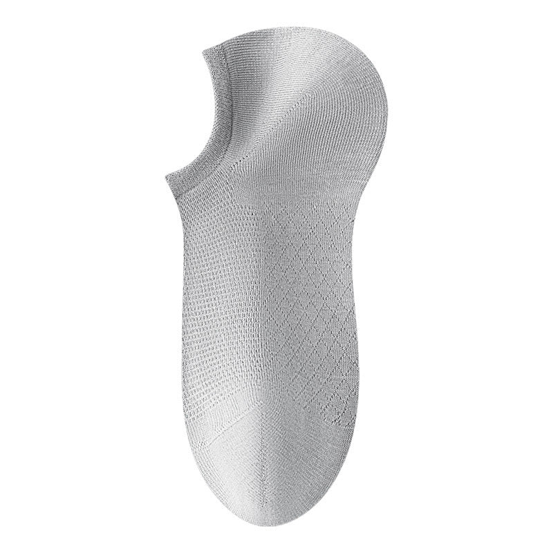 🔥Men's Solid Color Mesh Socks – Breathable, Moisture-Wicking for All-Day Comfort🌿