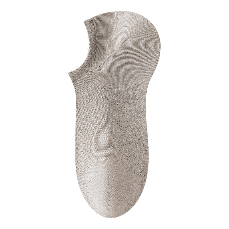 🔥Men's Solid Color Mesh Socks – Breathable, Moisture-Wicking for All-Day Comfort🌿