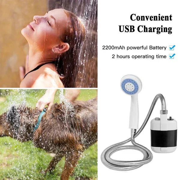 🚿Portable Camping Shower with Adjustable Flow