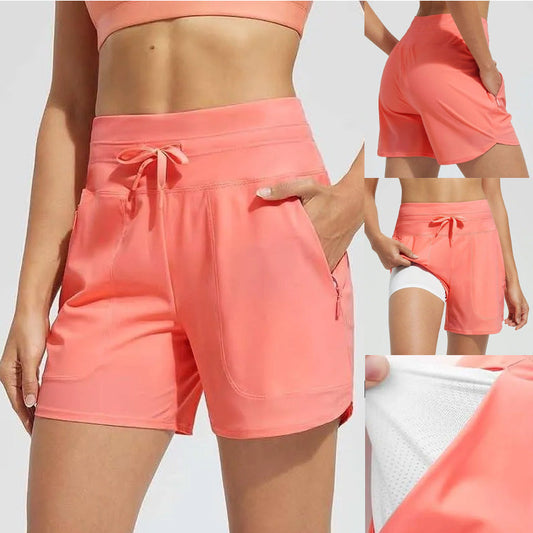 🌞Saldi estivi 49% di sconto🩳Pantaloncini da bagno a vita alta e asciugatura rapida da donna