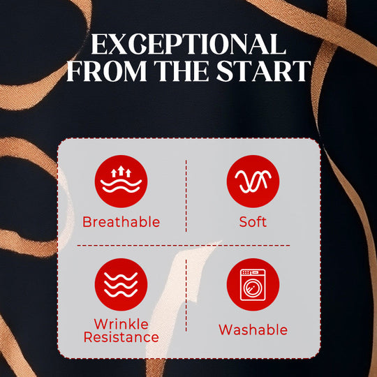 💥Special Sale 53% OFF💝✨Flowy V-Neck Printed Long Dress