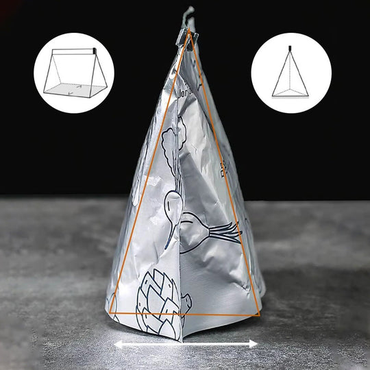 🔥Sidste dag Køb 2 Få 1 Gratis🔥-🥦Genanvendelige aluminiumsfolieforseglbare opbevaringsposer🍅