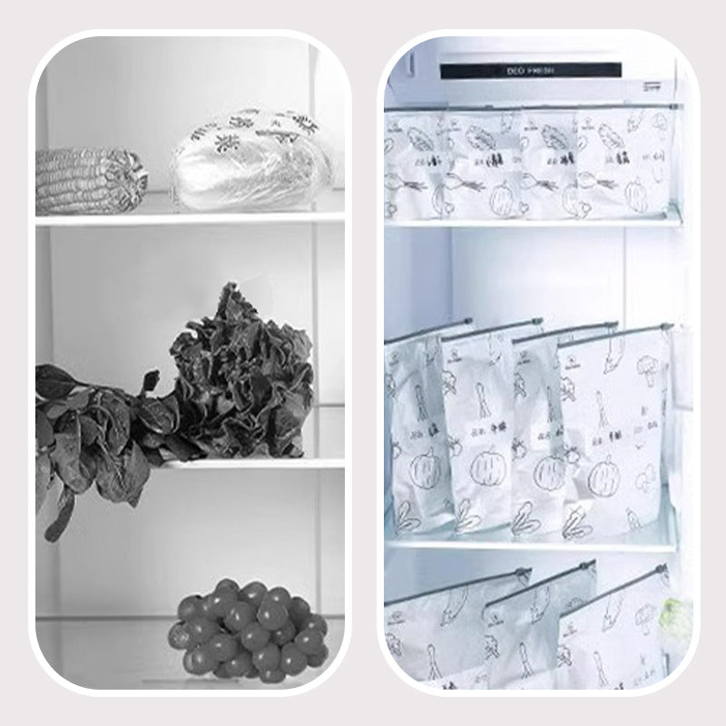 🔥Sidste dag Køb 2 Få 1 Gratis🔥-🥦Genanvendelige aluminiumsfolieforseglbare opbevaringsposer🍅