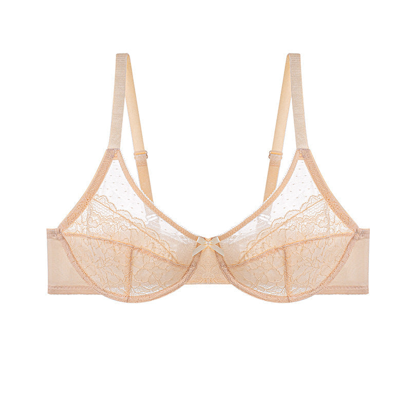 💕Lacsper Daisy minimizer Bra Floral Lace Unlined Comfort Non-Padded Full Coverage Plus Size Underwire with Supportive Under Band Comfortable Fit