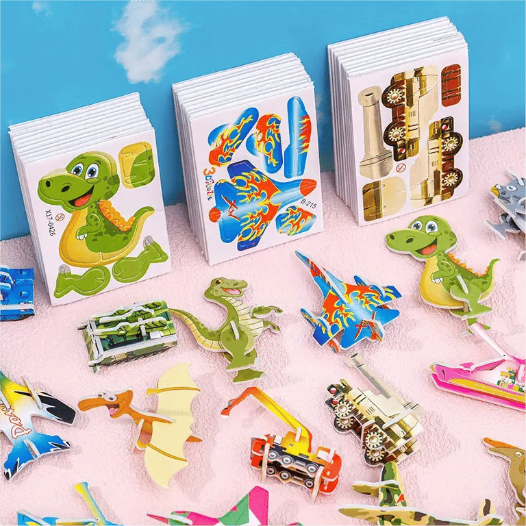 🧩60% OFF! ✨ 2025 Educational 3D Cartoon Puzzle - 57 Interlocking Pieces with Vibrant Characters for Creative Learning 🎨👧