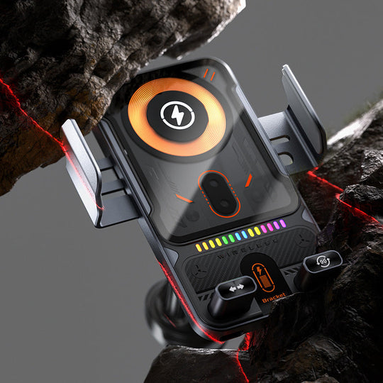 🔥HOT SALE 50% OFF🎁⚡Over 50,000 sold! 📱Smart 2-in-1 Car Rotating Mobile Phone Holder & Wireless Charger⚡