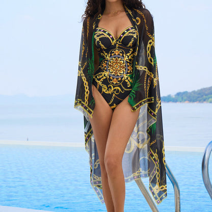 💃Women’s One-Piece Swimsuit & Cover-Up Set🔥