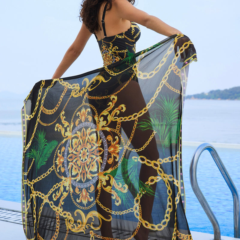 💃Women’s One-Piece Swimsuit & Cover-Up Set🔥