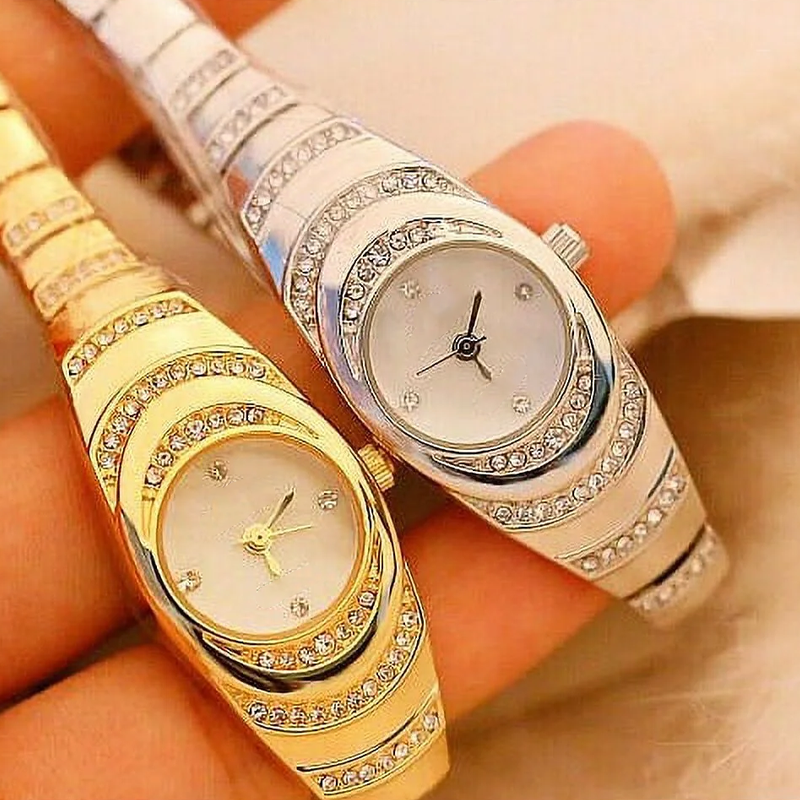 🎁 Nueva llegada 49% de descuento💎Reloj de pulsera con diamantes de imitación para mujer⌚