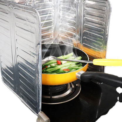 🛡️ BUY 1 GET 1 FREE! 🍳 Kitchen Oil Splatter Guard - Heat Resistant & Flexible Silicone, Easy to Clean & Reusable for Frying/Cooking 🔥