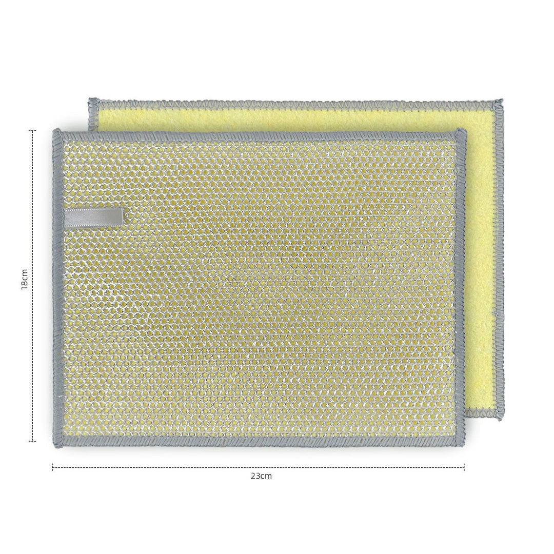Daugiafunkcis nebraižantis šveitimo vielinis indų plovimo skudurėlis