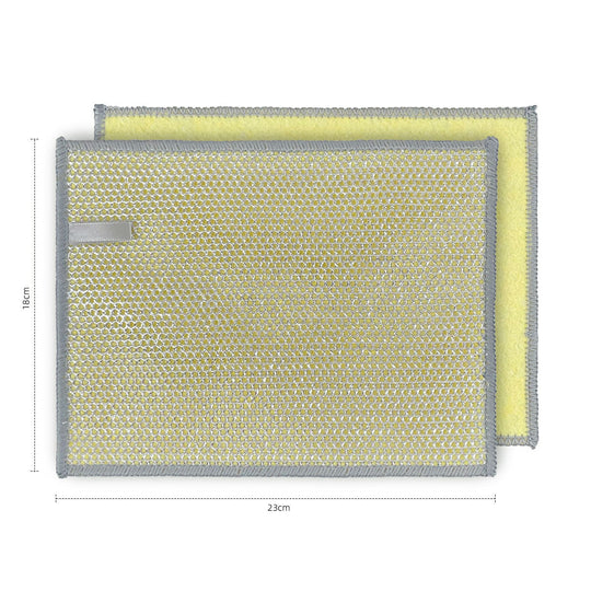 Daugiafunkcis nebraižantis šveitimo vielinis indų plovimo skudurėlis