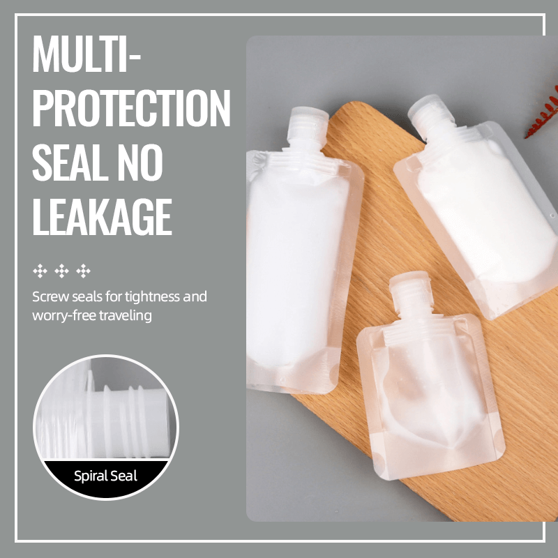 (🌷PROMOÇÃO DE VERÃO 49% DE DESCONTO ) Bolsa de Viagem Portátil para Maquiagem Líquida (10 unidades)