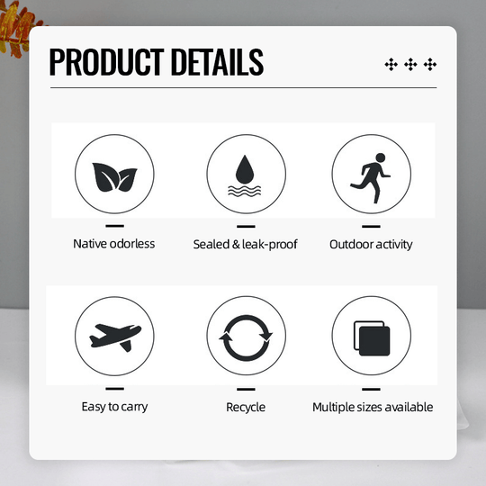 Bolsa de viaje portátil para maquillaje líquido (10 unidades) ¡Oferta de verano con 49 % de descuento!